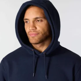 Camisola com capuz de malha polar pesada da série Crafted para homem