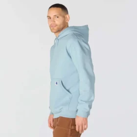 Camisola com capuz de malha polar pesada da série Crafted para homem