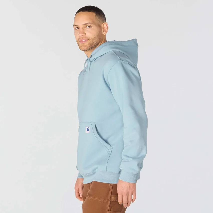 Camisola com capuz de malha polar pesada da série Crafted para homem