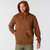Camisola com capuz de malha polar pesada da série Crafted para homem