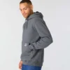 Camisola com capuz de malha polar pesada da série Crafted para homem