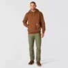 Camisola com capuz de malha polar pesada da série Crafted para homem