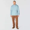Camisola com capuz de malha polar pesada da série Crafted para homem