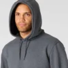 Camisola com capuz de malha polar pesada da série Crafted para homem