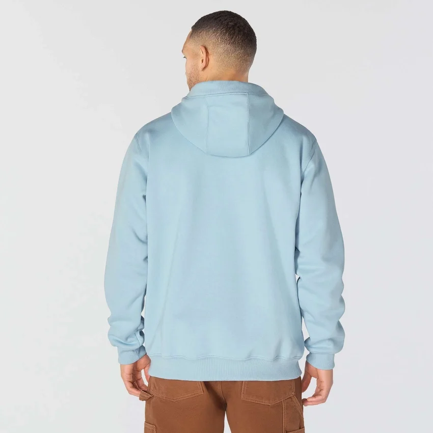 Camisola com capuz de malha polar pesada da série Crafted para homem