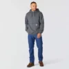 Camisola com capuz de malha polar pesada da série Crafted para homem