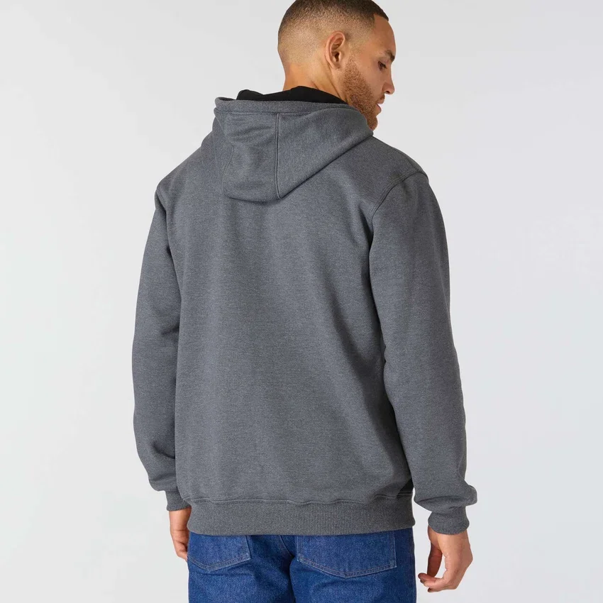 Camisola com capuz de malha polar pesada da série Crafted para homem