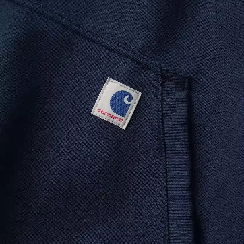 Camisola com capuz de malha polar pesada da série Crafted para homem