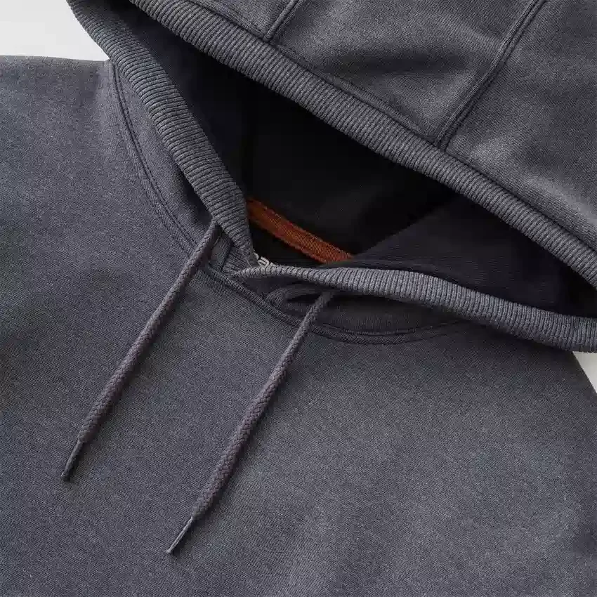 Camisola com capuz de malha polar pesada da série Crafted para homem