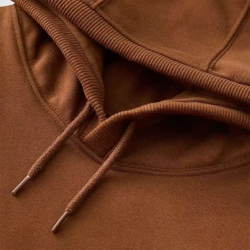 Camisola com capuz de malha polar pesada da série Crafted para homem