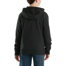 Camisola com capuz de manguitos compridos e fecho completo com logótipo para rapazes (Crianças/Jovens)