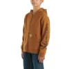 Camisola com capuz de manguitos compridos e fecho completo com logótipo para rapazes (Crianças/Jovens)
