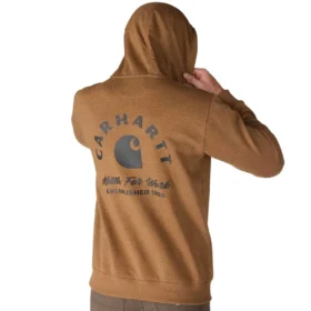 Camisola com capuz e estampado Sawyer Work para homem