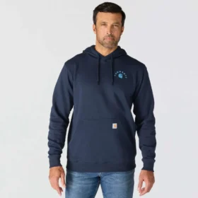 Camisola com capuz e estampado Sawyer Work para homem