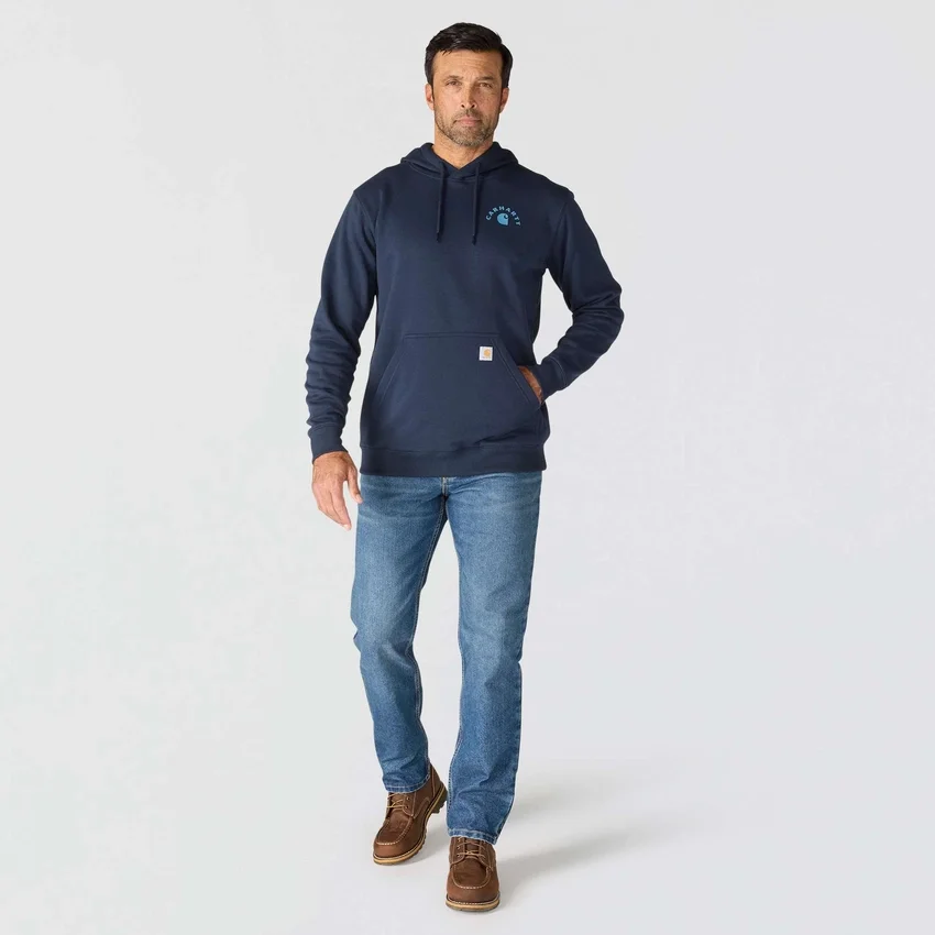 Camisola com capuz e estampado Sawyer Work para homem