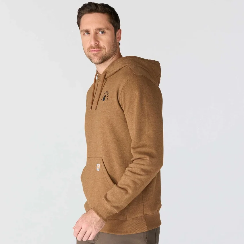 Camisola com capuz e estampado Sawyer Work para homem