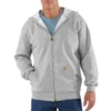 Camisola com capuz e fecho completo de corte largo Marquette para homem