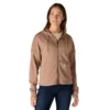 Camisola com capuz e fecho completo leve em Tencel para mulher