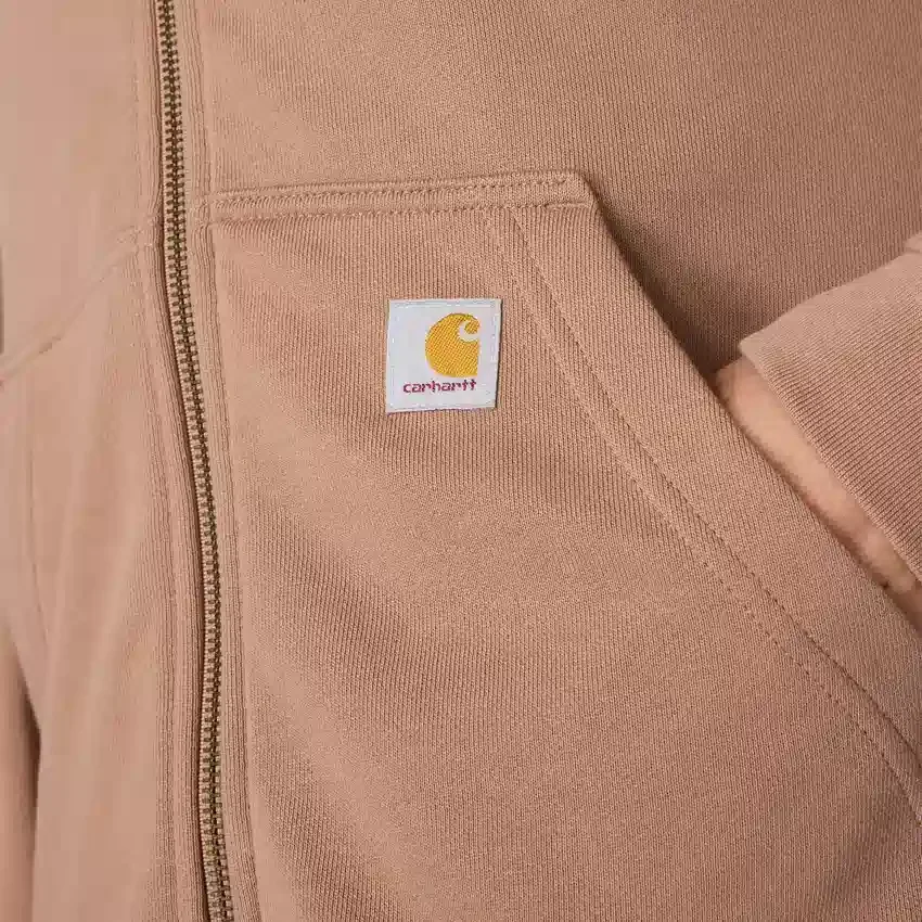 Camisola com capuz e fecho completo leve em Tencel para mulher