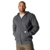Camisola com capuz e fecho completo Paxton para homem, resistente e repelente à água - Hoodies carhartt Rain Defender