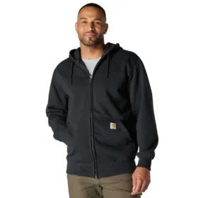 Camisola com capuz e fecho completo Paxton para homem, resistente e repelente à água - Hoodies carhartt Rain Defender