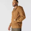 Camisola com capuz e fecho completo Paxton para homem, resistente e repelente à água - Hoodies carhartt Rain Defender