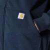 Camisola com capuz e fecho completo Paxton para homem, resistente e repelente à água - Hoodies carhartt Rain Defender