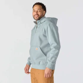 Camisola com capuz e fecho de 1/4 de comprimento Paxton para homem, resistente e repelente à água – Hoodies carhartt Rain Defender