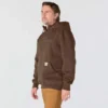 Camisola com capuz e fecho de 1/4 de comprimento Paxton para homem, resistente e repelente à água - Hoodies carhartt Rain Defender