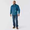 Camisola com capuz e fecho de 1/4 de comprimento Paxton para homem, resistente e repelente à água - Hoodies carhartt Rain Defender