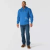 Camisola com capuz e fecho de 1/4 de comprimento Paxton para homem, resistente e repelente à água - Hoodies carhartt Rain Defender