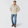 Camisola com capuz e fecho de 1/4 de comprimento Paxton para homem, resistente e repelente à água - Hoodies carhartt Rain Defender