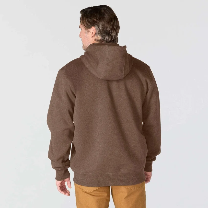 Camisola com capuz e fecho de 1/4 de comprimento Paxton para homem, resistente e repelente à água - Hoodies carhartt Rain Defender
