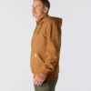 Camisola com capuz e fecho de 1/4 de comprimento Paxton para homem, resistente e repelente à água - Hoodies carhartt Rain Defender