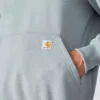 Camisola com capuz e fecho de 1/4 de comprimento Paxton para homem, resistente e repelente à água - Hoodies carhartt Rain Defender
