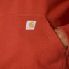 Camisola com capuz e fecho de 1/4 de comprimento Paxton para homem, resistente e repelente à água - Hoodies carhartt Rain Defender