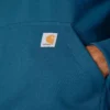 Camisola com capuz e fecho de 1/4 de comprimento Paxton para homem, resistente e repelente à água - Hoodies carhartt Rain Defender