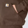 Camisola com capuz e fecho de 1/4 de comprimento Paxton para homem, resistente e repelente à água - Hoodies carhartt Rain Defender
