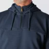 Camisola com capuz e fecho de 1/4 de comprimento Paxton para homem, resistente e repelente à água - Hoodies carhartt Rain Defender