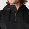 Camisola com capuz e fecho de 1/4 de comprimento Paxton para homem, resistente e repelente à água - Hoodies carhartt Rain Defender