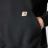 Camisola com capuz e fecho de 1/4 de comprimento Paxton para homem, resistente e repelente à água - Hoodies carhartt Rain Defender