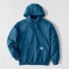 Camisola com capuz e fecho de 1/4 de comprimento Paxton para homem, resistente e repelente à água - Hoodies carhartt Rain Defender