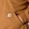 Camisola com capuz e fecho de 1/4 de comprimento Paxton para homem, resistente e repelente à água - Hoodies carhartt Rain Defender