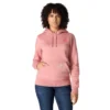Camisola com capuz e logótipo Clarksburg icónica para mulher, com corte descontraído e forro polar