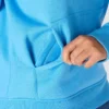 Camisola com capuz e logótipo Clarksburg icónica para mulher, com corte descontraído e forro polar