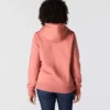 Camisola com capuz e logótipo Clarksburg icónica para mulher, com corte descontraído e forro polar