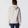 Camisola com capuz e logótipo Clarksburg icónica para mulher, com corte descontraído e forro polar