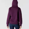 Camisola com capuz e logótipo Clarksburg icónica para mulher, com corte descontraído e forro polar
