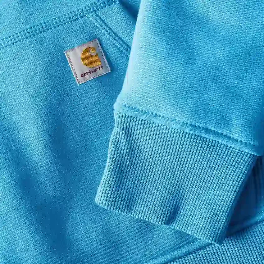 Camisola com capuz e logótipo Clarksburg icónica para mulher, com corte descontraído e forro polar