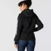 Camisola com capuz e logótipo Clarksburg icónica para mulher, com corte descontraído e forro polar